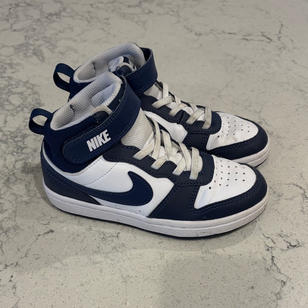 Nike Navy and White Kids' Sneakers